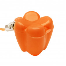 Контейнер Revyline для молочных зубов "Зубик" QT-006, оранжевый
