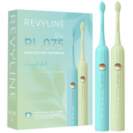 Набор электрических зубных щеток Revyline RL 075 DUO Limpet shell + Lime cream