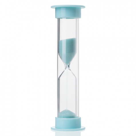 Детская зубная щетка Revyline Sheep 3+ с песочными часами, голубая